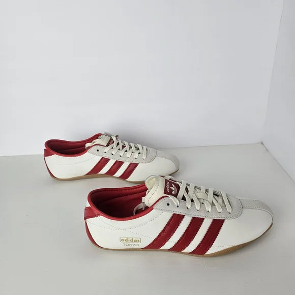NWT Adidas Tokyo -Off White/Better Scarlet/Gum - Women's Sneakers - Size 8.5